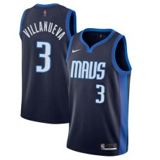 Dallas Mavericks #3 Charlie Villanueva Jersey -MAVS 2020-2021 Earned