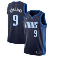 Dallas Mavericks #9 Nicolas Brussino Jersey -MAVS 2020-2021 Earned