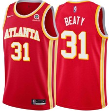 Atlanta Hawks #31 Zelmo Beaty Jersey -Torch Red