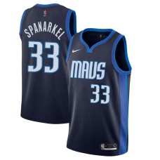 Dallas Mavericks #33 Jim Spanarkel Jersey -MAVS 2020-2021 Earned