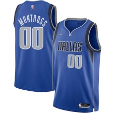 Dallas Mavericks #00 Eric Montross Jersey -Blue Diamond