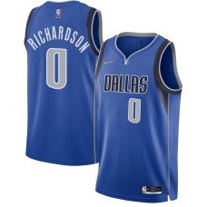 Dallas Mavericks #0 Josh Richardson Jersey -Blue Diamond