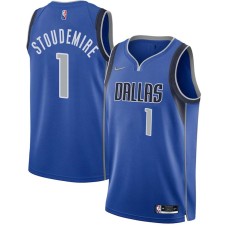 Dallas Mavericks #1 Amar'e Stoudemire Jersey -Blue Diamond