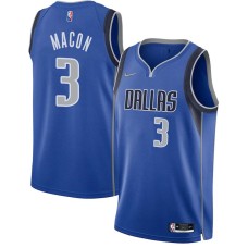 Dallas Mavericks #3 Daryl Macon Jersey -Blue Diamond