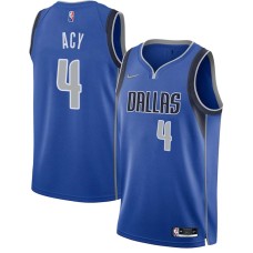 Dallas Mavericks #4 Quincy Acy Jersey -Blue Diamond