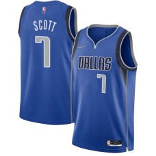 Dallas Mavericks #7 Dennis Scott Jersey -Blue Diamond