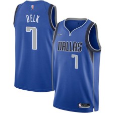 Dallas Mavericks #7 Tony Delk Jersey -Blue Diamond