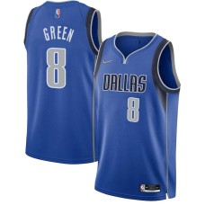 Dallas Mavericks #8 Gerald Green Jersey -Blue Diamond