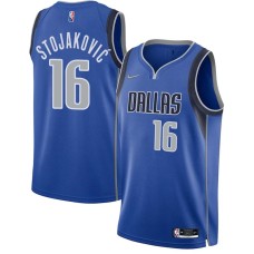 Dallas Mavericks #16 Peja Stojakovic Jersey -Blue Diamond