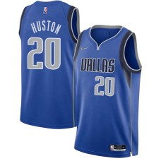 Dallas Mavericks #20 Geoff Huston Jersey -Blue Diamond