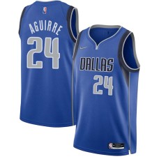 Dallas Mavericks #24 Mark Aguirre Jersey -Blue Diamond