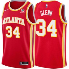 Atlanta Hawks #34 Mike Glenn Jersey -Torch Red