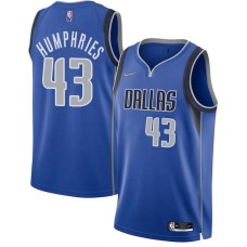 Dallas Mavericks #43 Kris Humphries Jersey -Blue Diamond