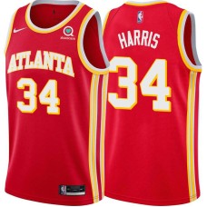 Atlanta Hawks #34 Devin Harris Jersey -Torch Red