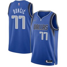 Dallas Mavericks #77 Luka Doncic Jersey -Blue Diamond