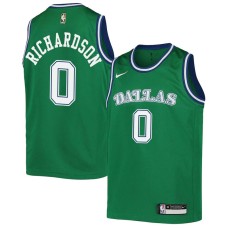 Dallas Mavericks #0 Josh Richardson Jersey -Green Throwback