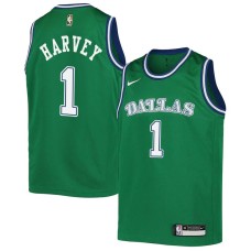 Dallas Mavericks #1 Donnell Harvey Jersey -Green Throwback