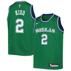 Dallas Mavericks #2 Jason Kidd Jersey -Green Throwback