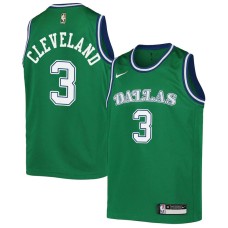 Dallas Mavericks #3 Antonius Cleveland Jersey -Green Throwback