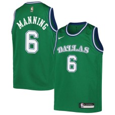 Dallas Mavericks #6 Danny Manning Jersey -Green Throwback