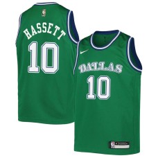 Dallas Mavericks #10 Joe Hassett Jersey -Green Throwback