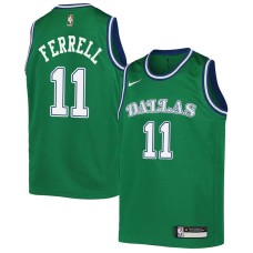 Dallas Mavericks #11 Yogi Ferrell Jersey -Green Throwback