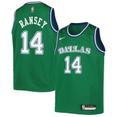 Dallas Mavericks #14 Kelvin Ransey Jersey -Green Throwback