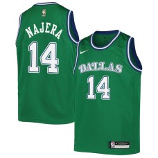 Dallas Mavericks #14 Eduardo Najera Jersey -Green Throwback