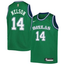 Dallas Mavericks #14 Jameer Nelson Jersey -Green Throwback