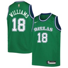 Dallas Mavericks #18 Hot Rod Williams Jersey -Green Throwback