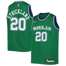 Dallas Mavericks #20 Erick Strickland Jersey -Green Throwback