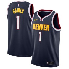 Denver Nuggets #1 Corey Gaines Jersey -Navy