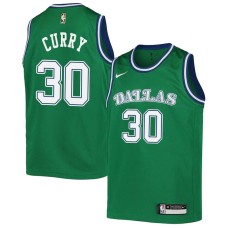 Dallas Mavericks #30 Seth Curry Jersey -Green Throwback