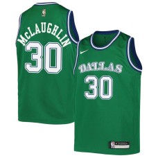 Dallas Mavericks #30 JaQuori McLaughlin Jersey -Green Throwback