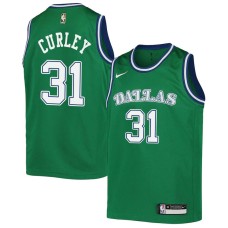 Dallas Mavericks #31 Bill Curley Jersey -Green Throwback