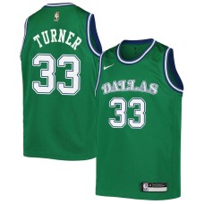 Dallas Mavericks #33 Elston Turner Jersey -Green Throwback