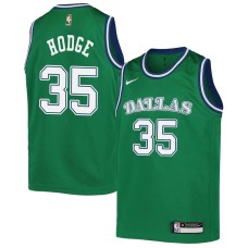 Dallas Mavericks #35 Donald Hodge Jersey -Green Throwback