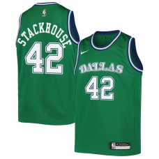 Dallas Mavericks #42 Jerry Stackhouse Jersey -Green Throwback