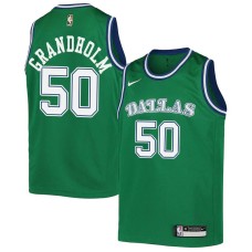 Dallas Mavericks #50 Jim Grandholm Jersey -Green Throwback