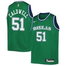 Dallas Mavericks #51 Adrian Caldwell Jersey -Green Throwback