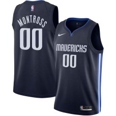 Dallas Mavericks #00 Eric Montross Jersey -Navy