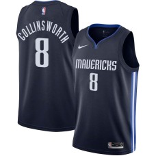 Dallas Mavericks #8 Kyle Collinsworth Jersey -Navy