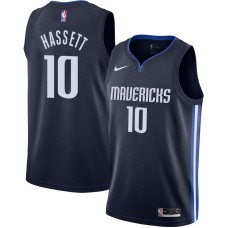 Dallas Mavericks #10 Joe Hassett Jersey -Navy