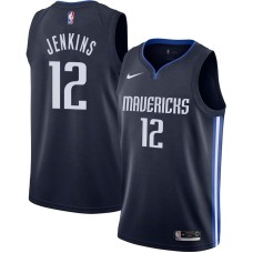 Dallas Mavericks #12 John Jenkins Jersey -Navy