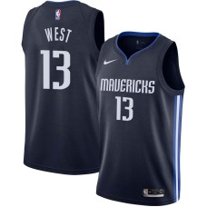 Dallas Mavericks #13 Delonte West Jersey -Navy