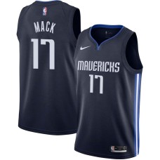 Dallas Mavericks #17 Ollie Mack Jersey -Navy