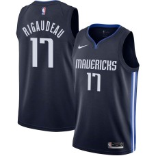 Dallas Mavericks #17 Antoine Rigaudeau Jersey -Navy