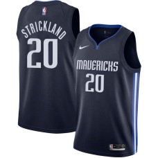 Dallas Mavericks #20 Erick Strickland Jersey -Navy