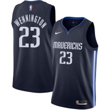 Dallas Mavericks #23 Bill Wennington Jersey -Navy