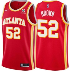 Atlanta Hawks #52 Chucky Brown Jersey -Torch Red